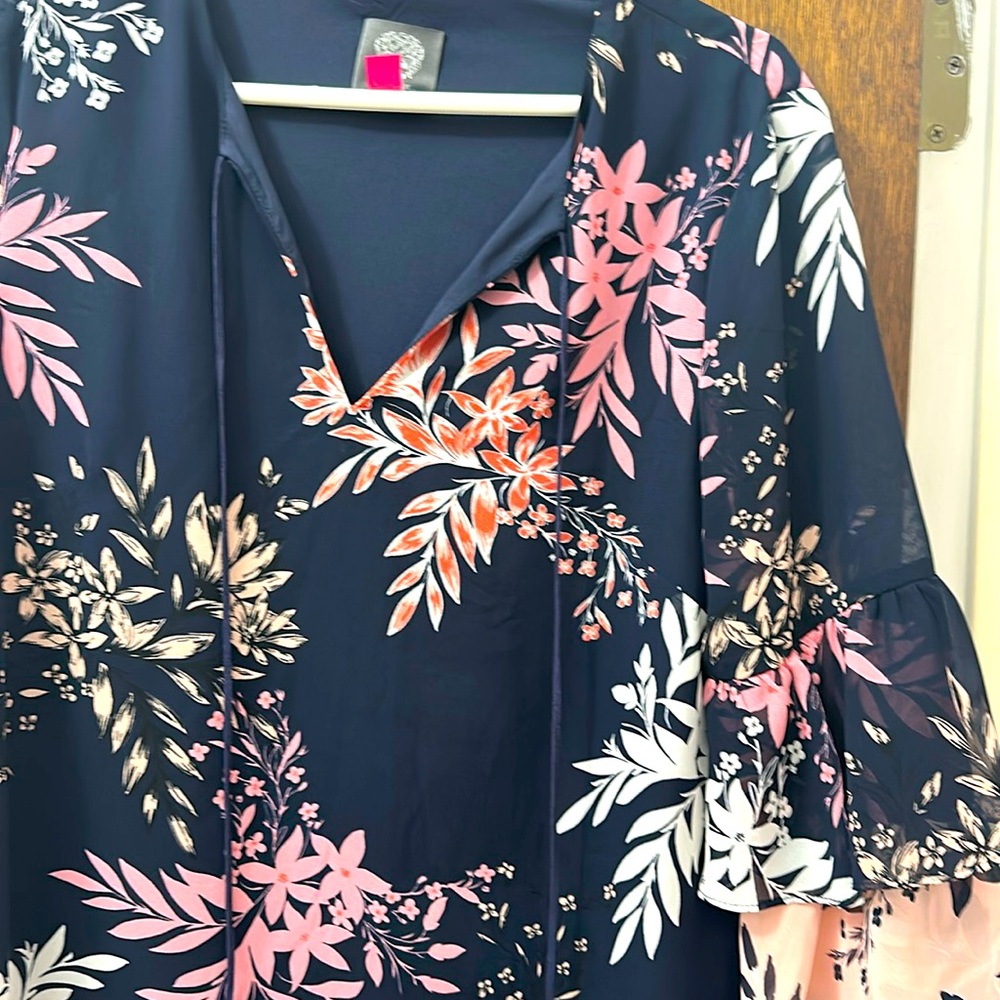 Vince Camuto Ruffle Sleeve Dress